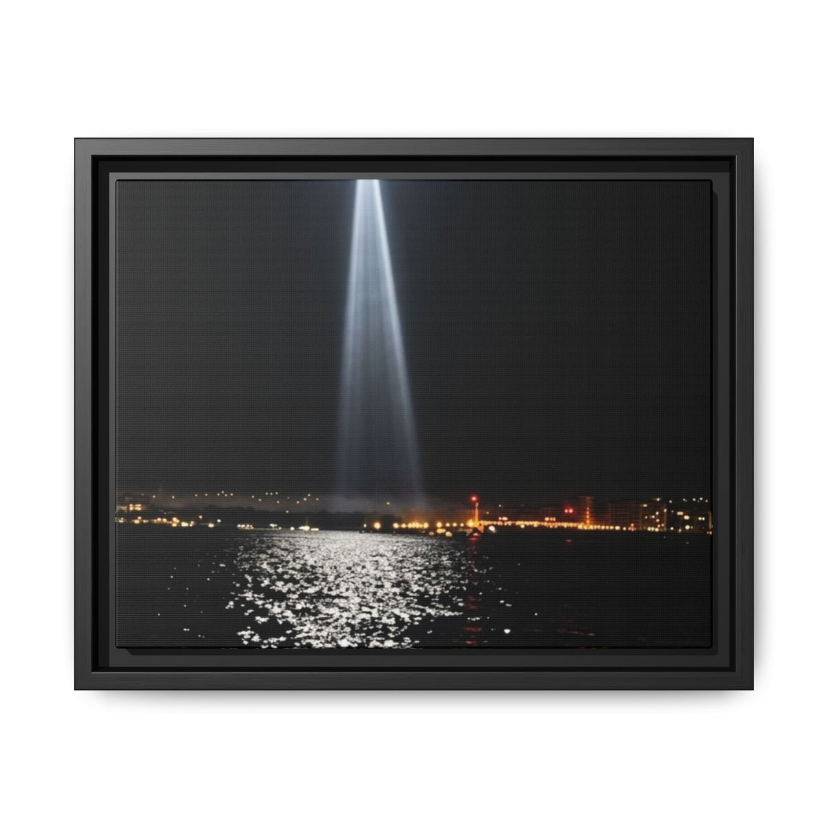 Moonbeam — Framed Matte Canvas Print