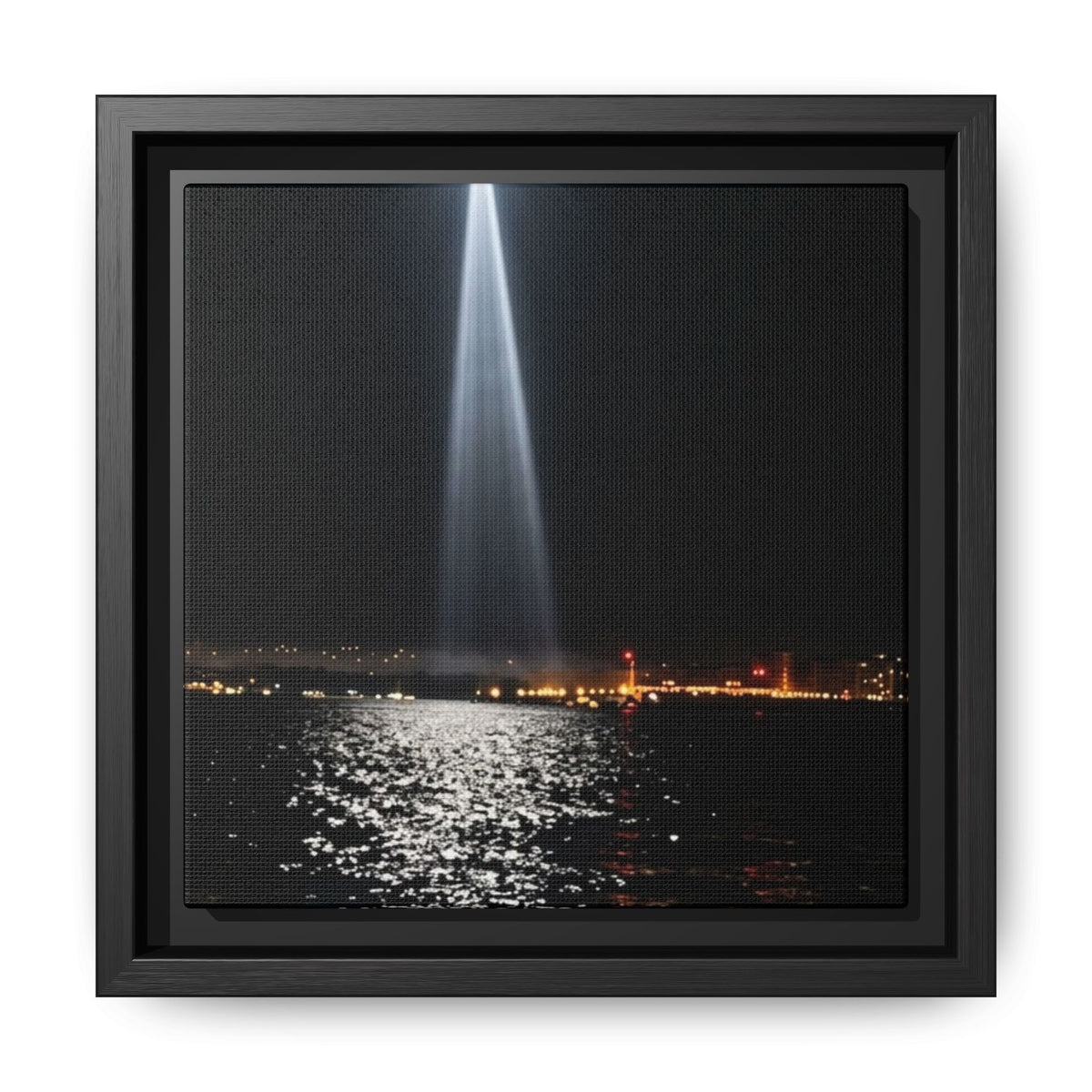 Moonbeam — Framed Matte Canvas Print