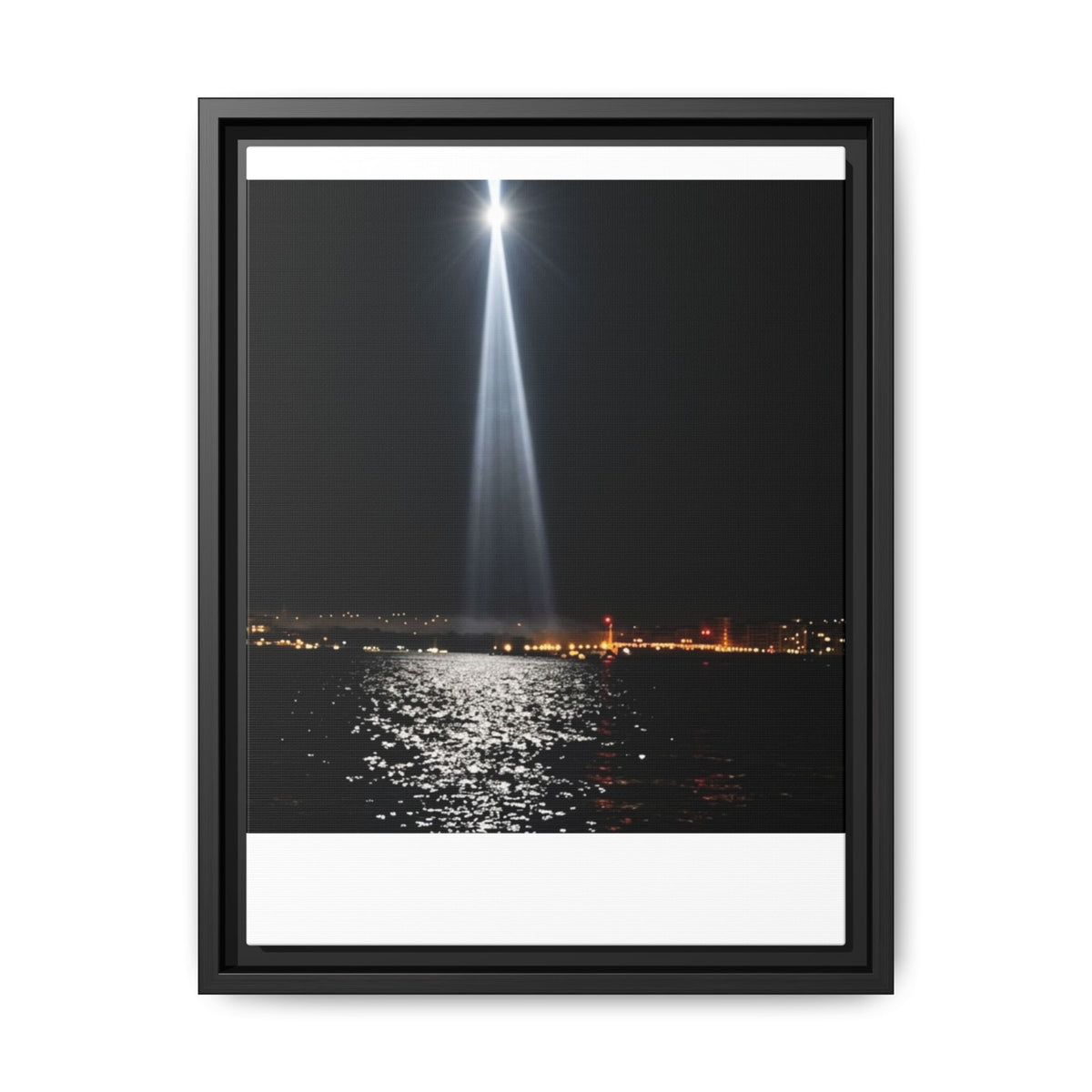 Moonbeam — Framed Matte Canvas Print