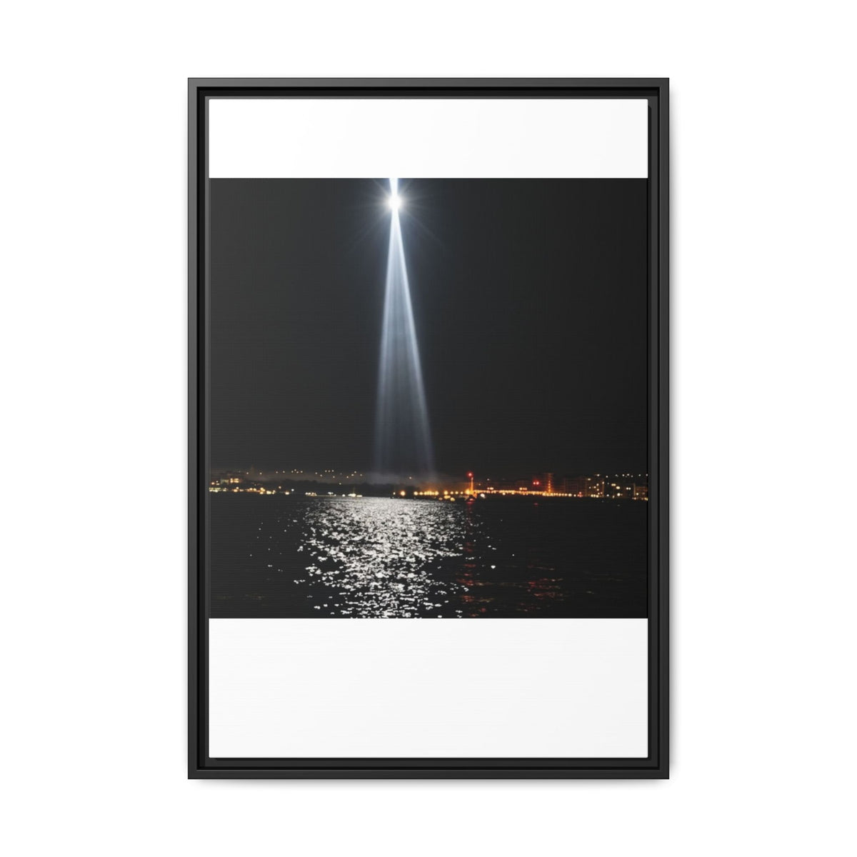 Moonbeam — Framed Matte Canvas Print
