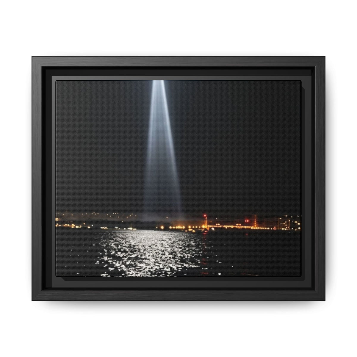 Moonbeam — Framed Matte Canvas Print