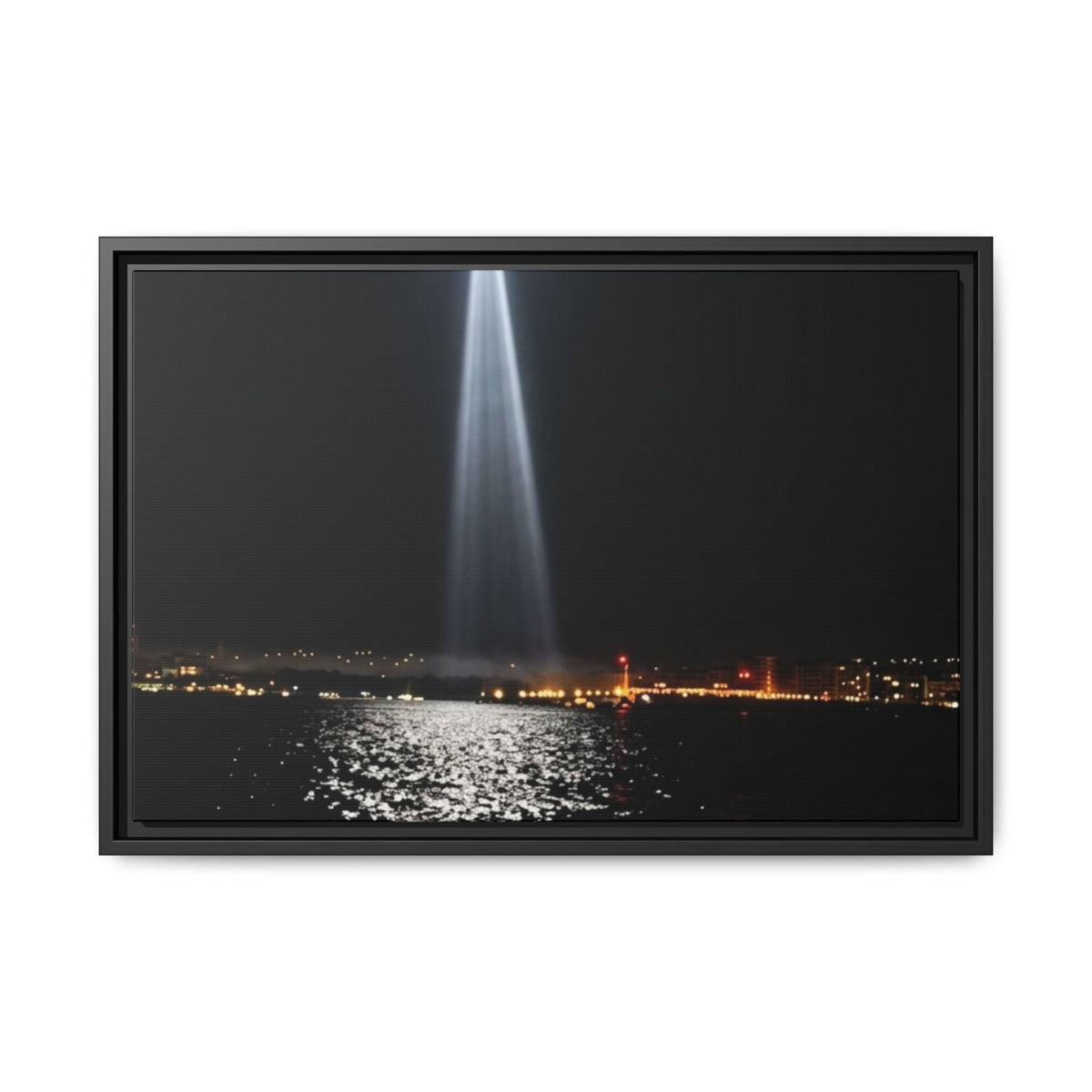 Moonbeam — Framed Matte Canvas Print