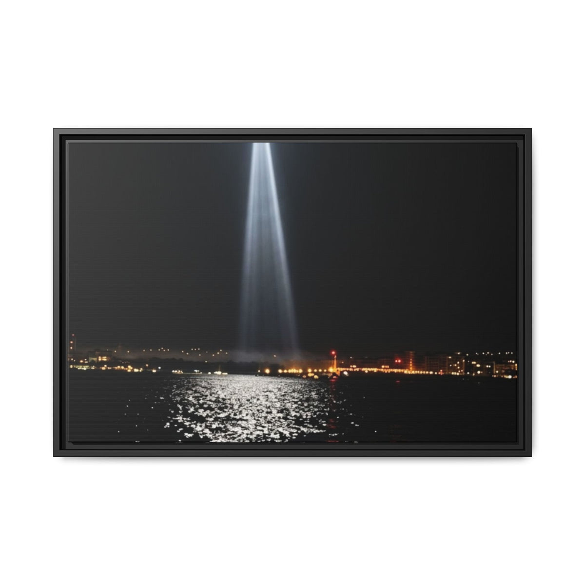Moonbeam — Framed Matte Canvas Print