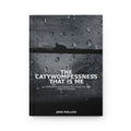 Catywompessness matte hardcover lined journal by Jenn Mallow Studios