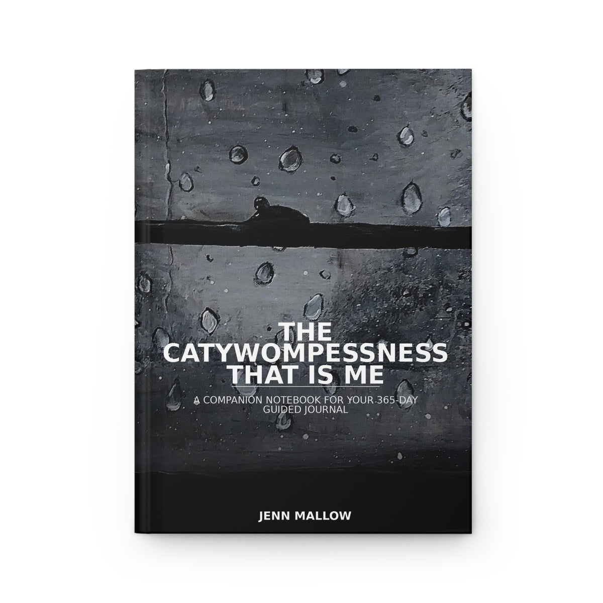 Catywompessness matte hardcover lined journal by Jenn Mallow Studios