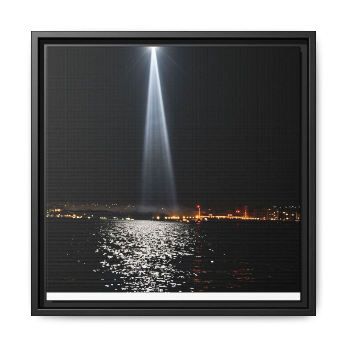 Moonbeam — Framed Matte Canvas Print