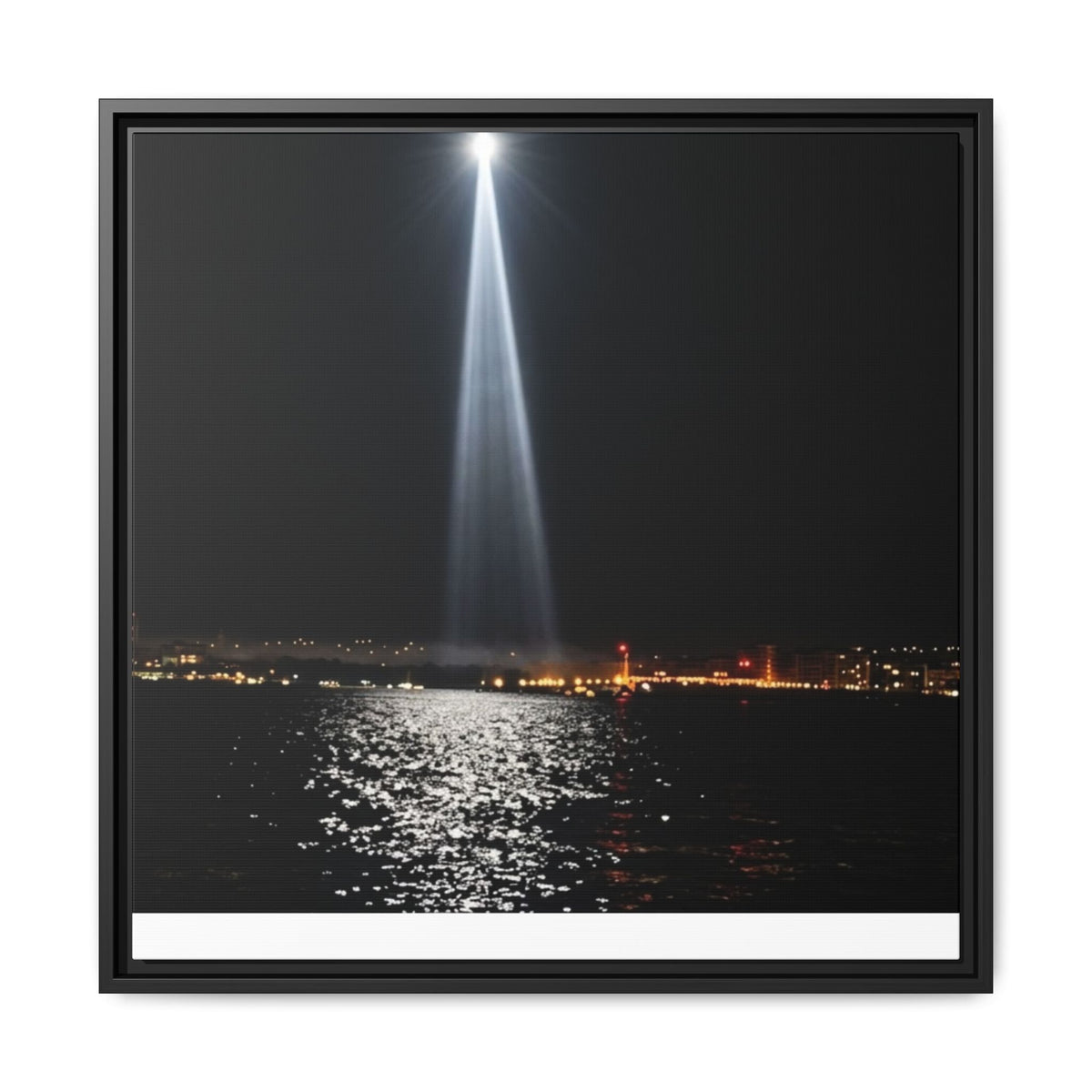 Moonbeam — Framed Matte Canvas Print